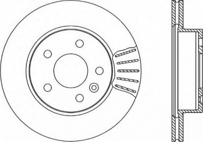 OPEN PARTS bda170420 -  Тормозной диск